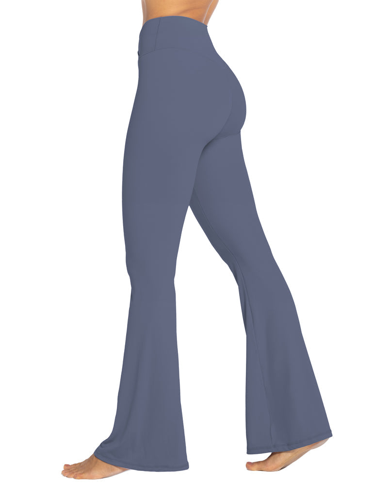 34'' Women's Cross Waist Flared Leggings