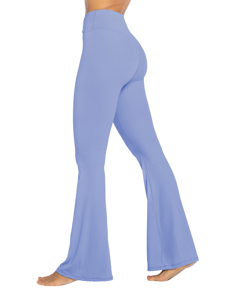 34'' Women's Cross Waist Flared Leggings