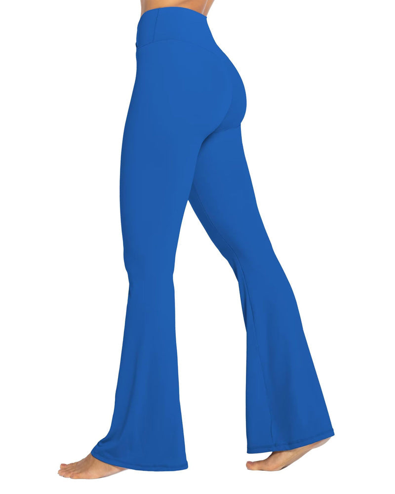 34'' Women's Cross Waist Flared Leggings
