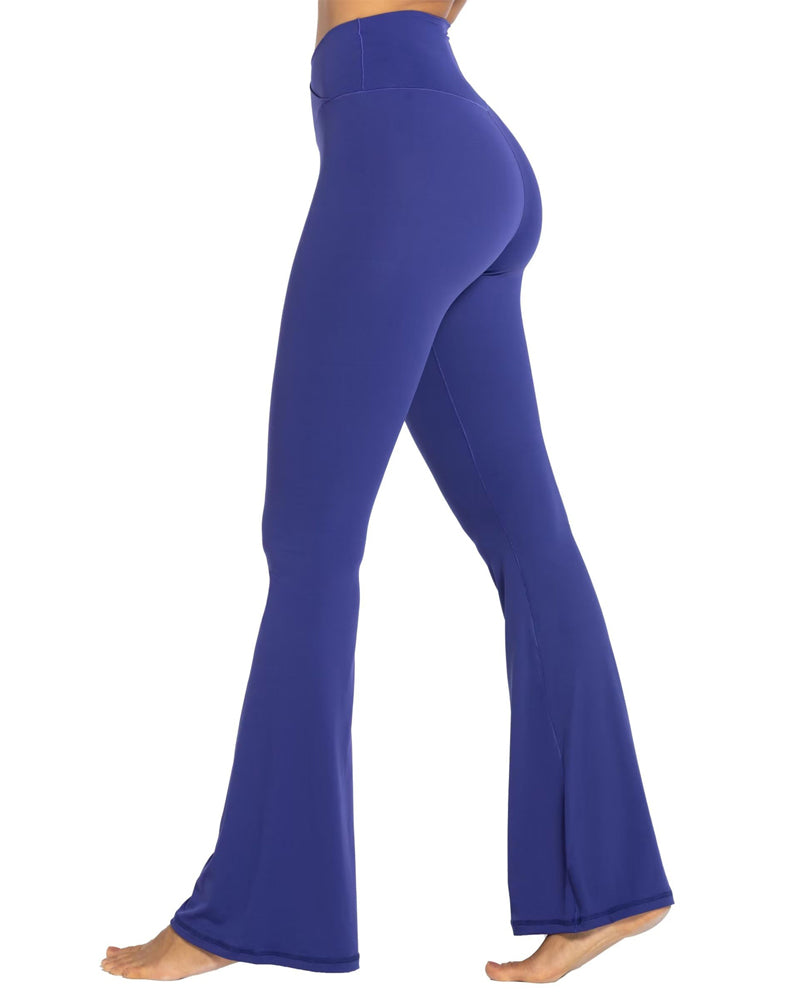 34'' Women's Cross Waist Flared Leggings