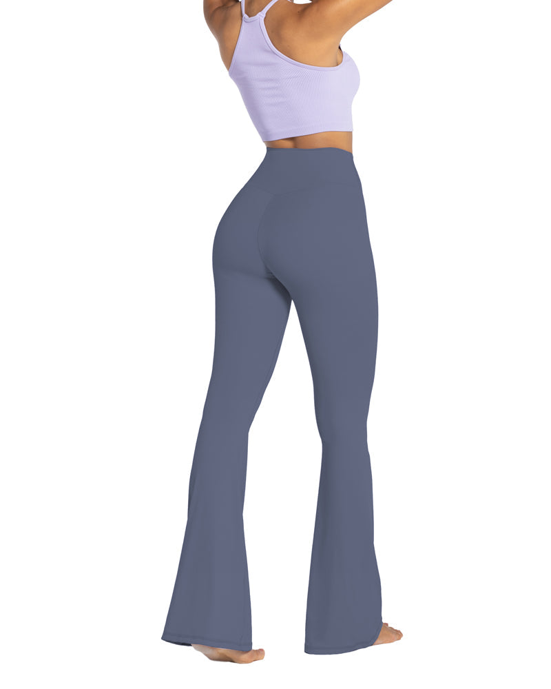 34'' Women's Cross Waist Flared Leggings