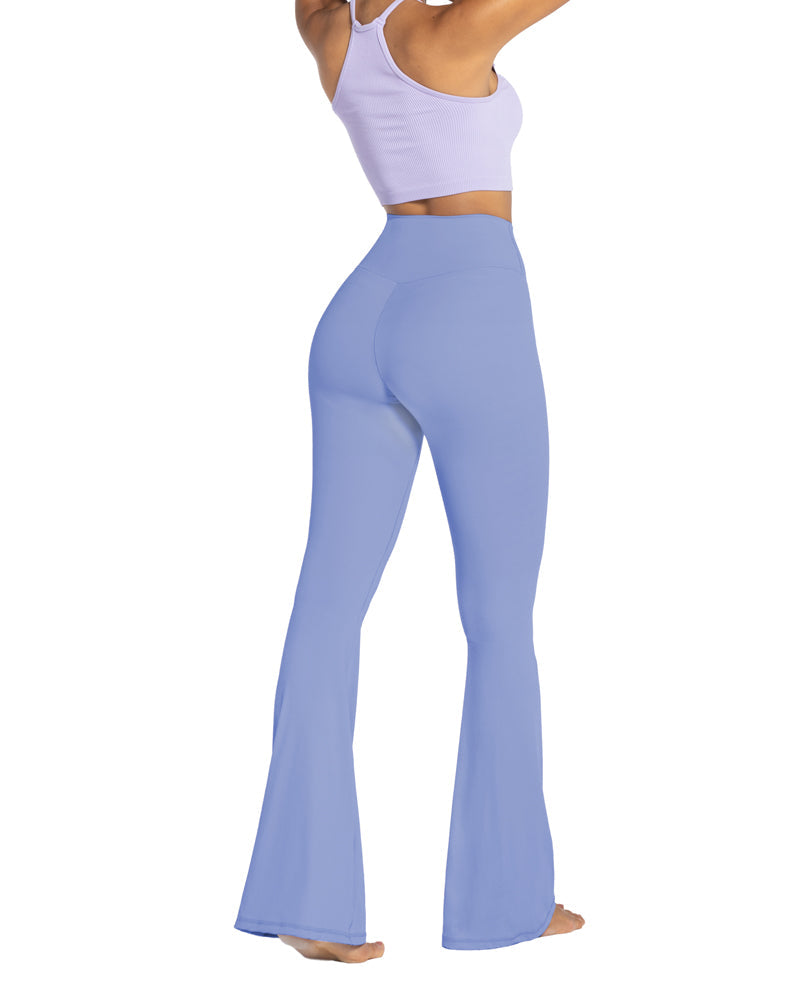 34'' Women's Cross Waist Flared Leggings