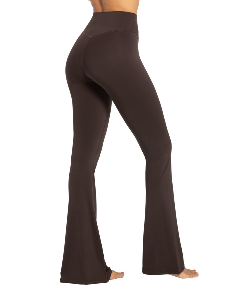 34'' Women's Cross Waist Flared Leggings