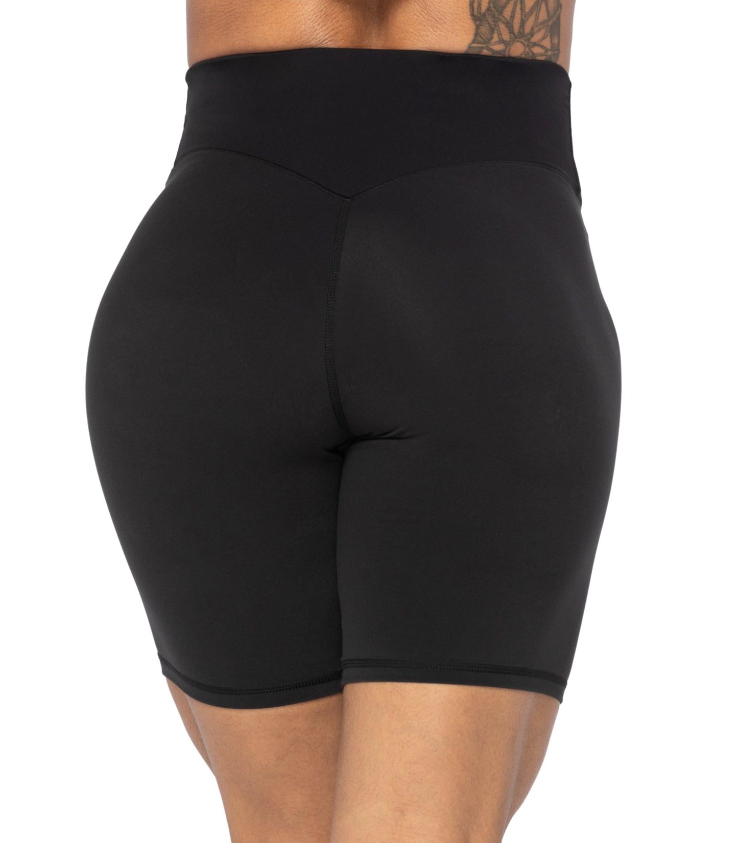 8" High Waist Biker Shorts for Women