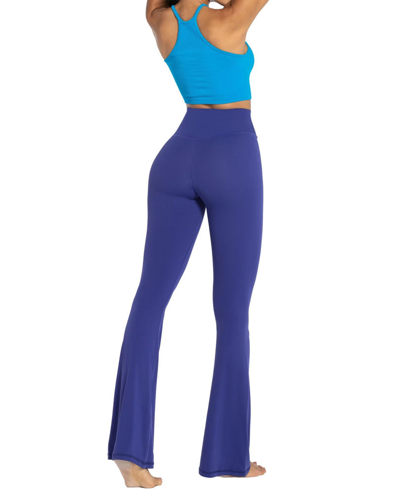 34'' Women's Cross Waist Flared Leggings