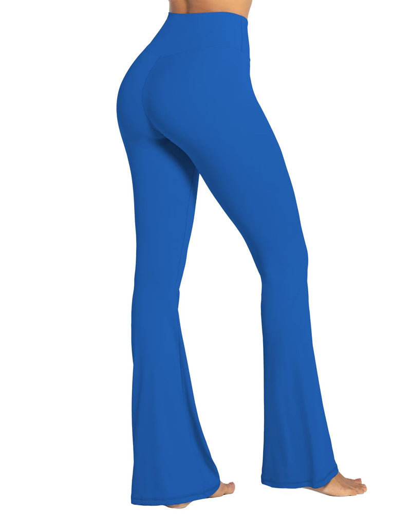 34'' Women's Cross Waist Flared Leggings