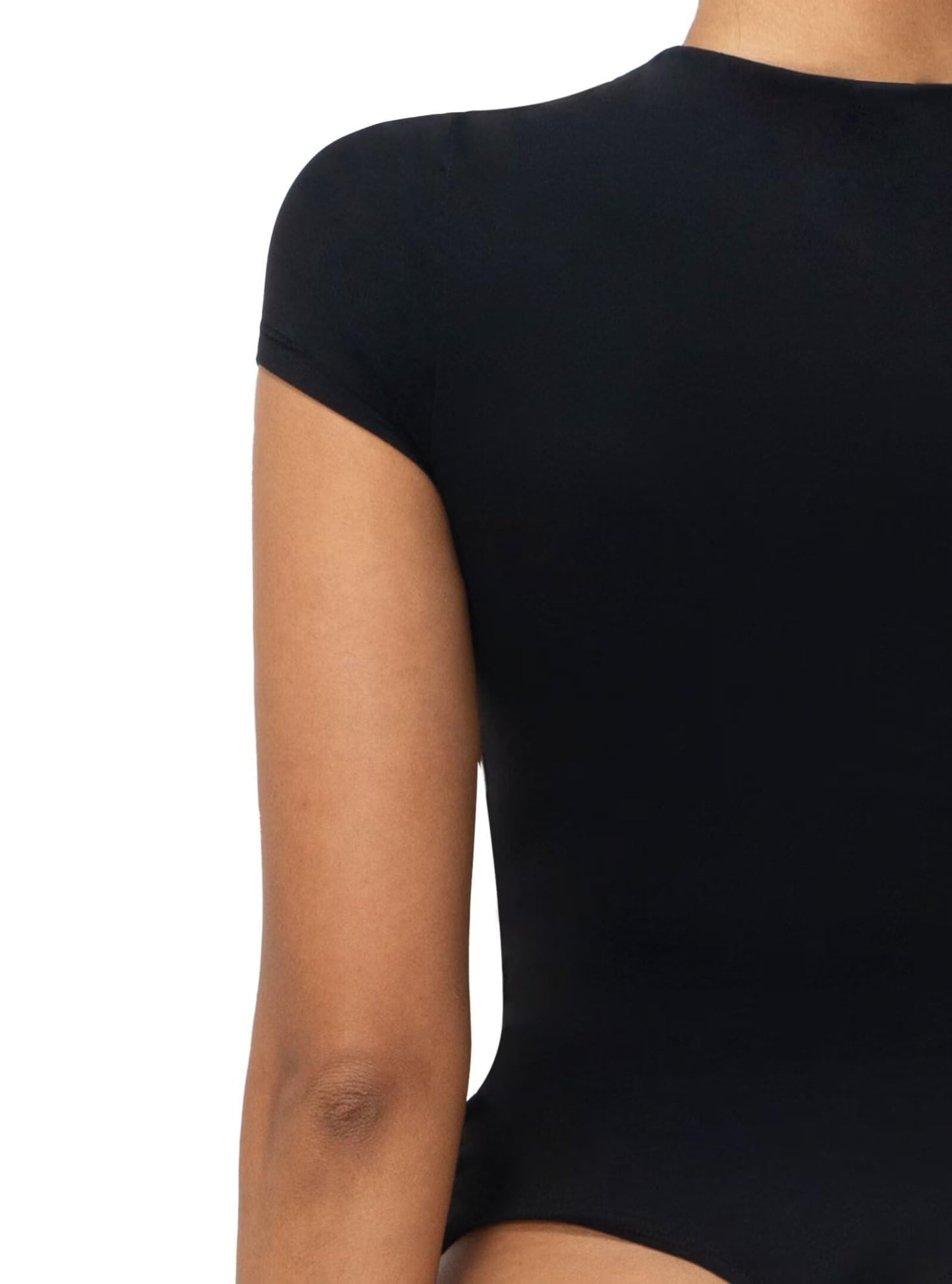Women's Crew Neck Sleeveless Jumpsuit Slim Fit Thong Bodysuit Moisture-Wicking Breathable