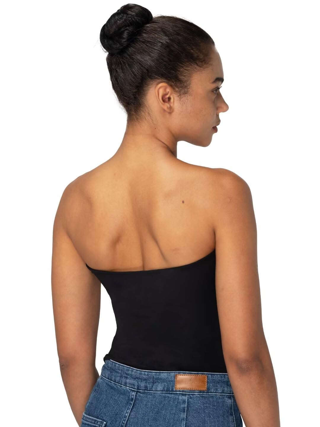 Women's Tank Top Non-Slip Strapless High Elasticity Workout Daily Wear Breathable Activewear