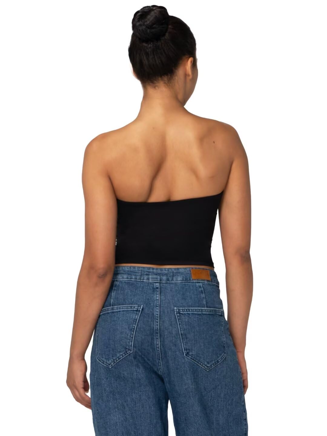 Women's Tank Top Non-Slip Strapless High Elasticity Workout Daily Wear Breathable Activewear