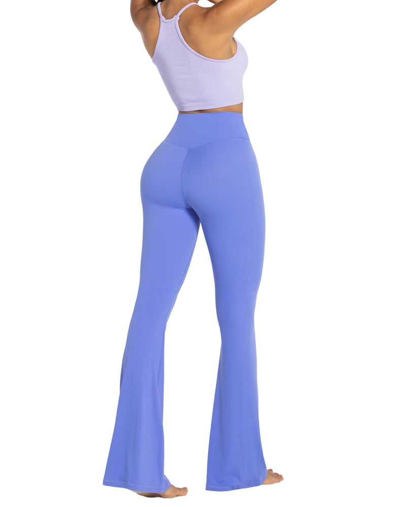 34'' Women's Cross Waist Flared Leggings