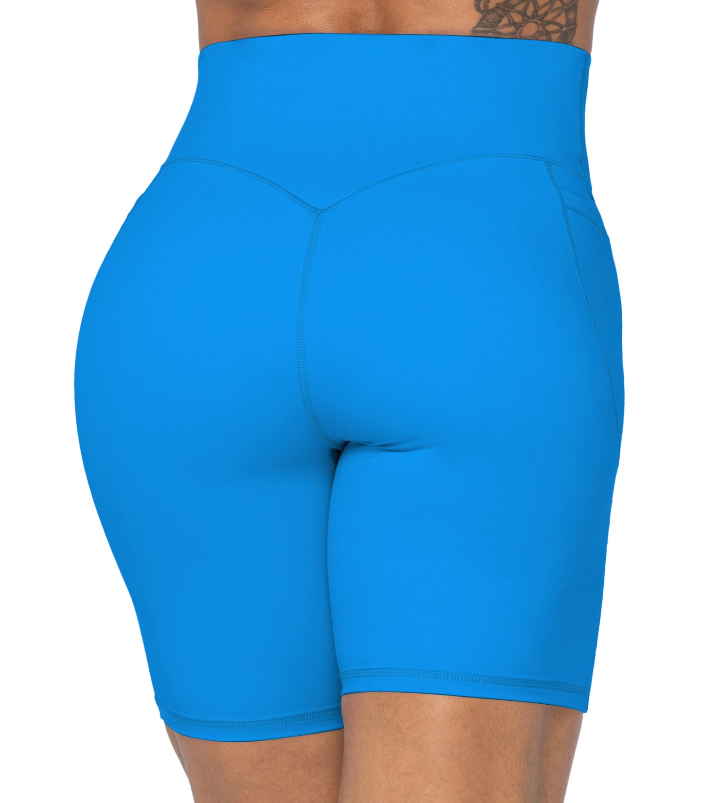 8" Biker Shorts for Women with Pockets