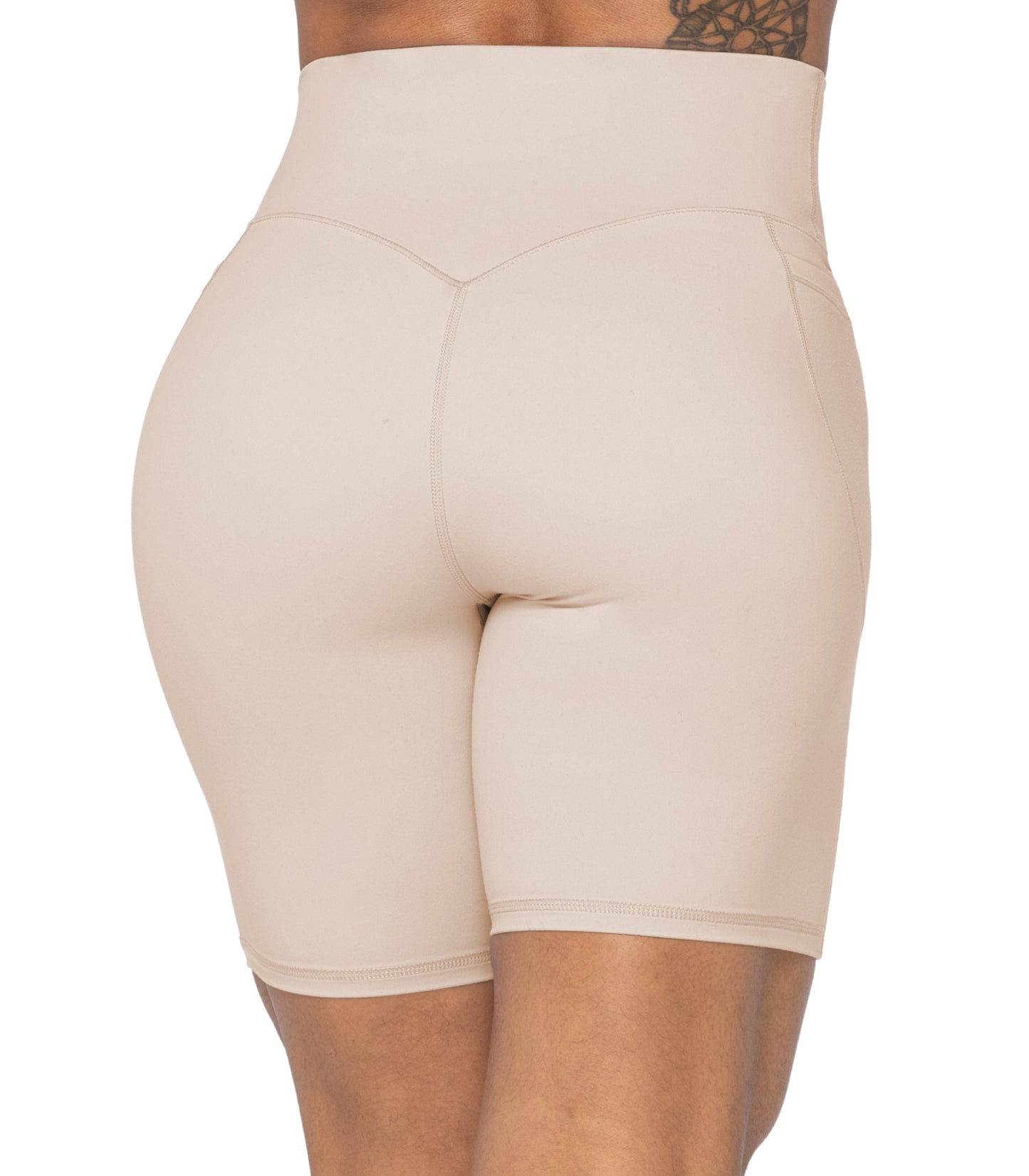 8" Biker Shorts for Women with Pockets