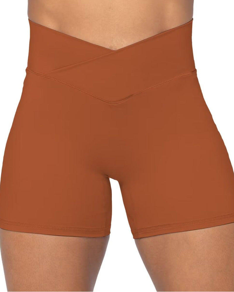 4” Crossover Biker Shorts for Women