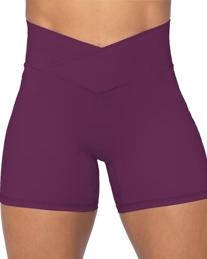 4” Crossover Biker Shorts for Women