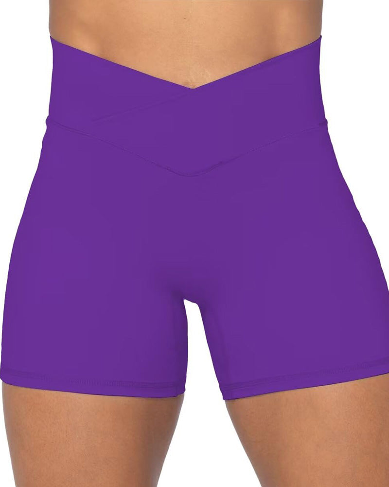 4” Crossover Biker Shorts for Women