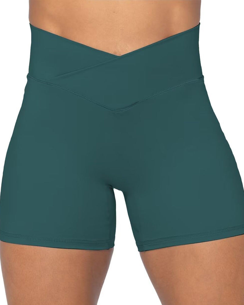 4” Crossover Biker Shorts for Women