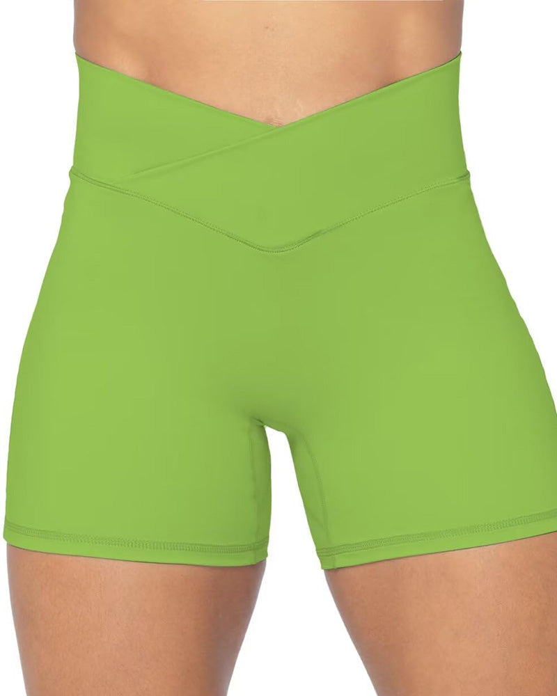 4” Crossover Biker Shorts for Women