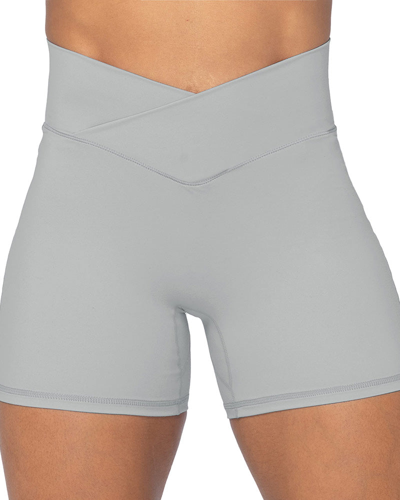 4” Crossover Biker Shorts for Women