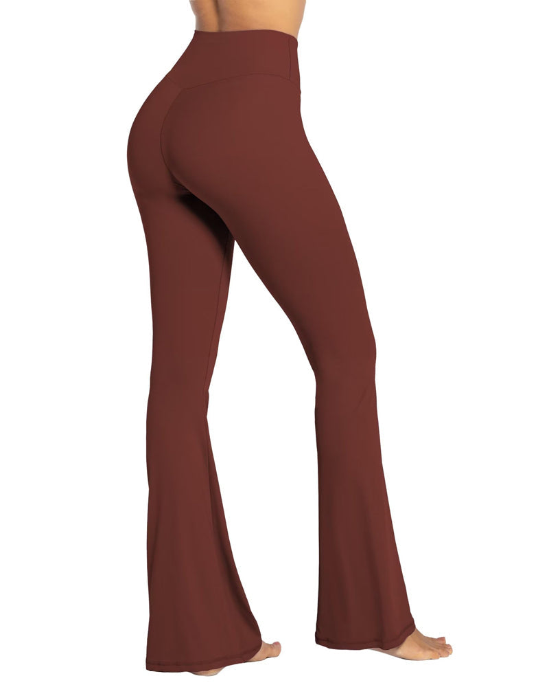 34'' Women's Cross Waist Flared Leggings