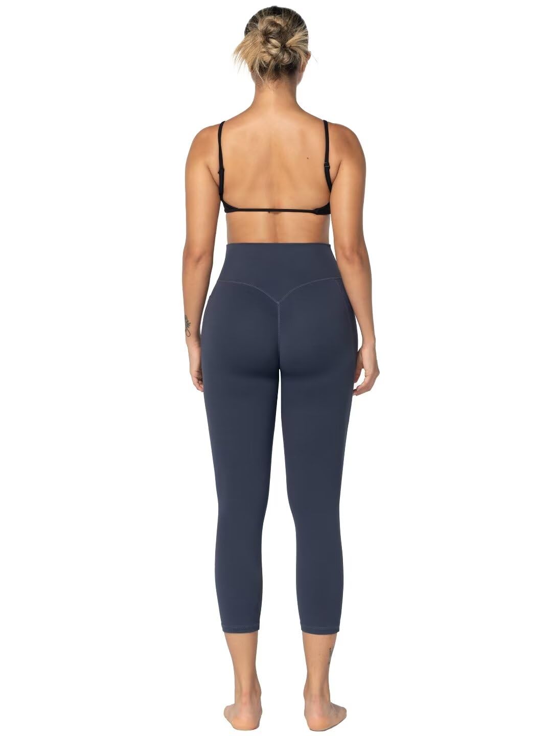 Sunzel Sunzfly Invisible Butt Scrunch Capri Leggings with Pockets for Women