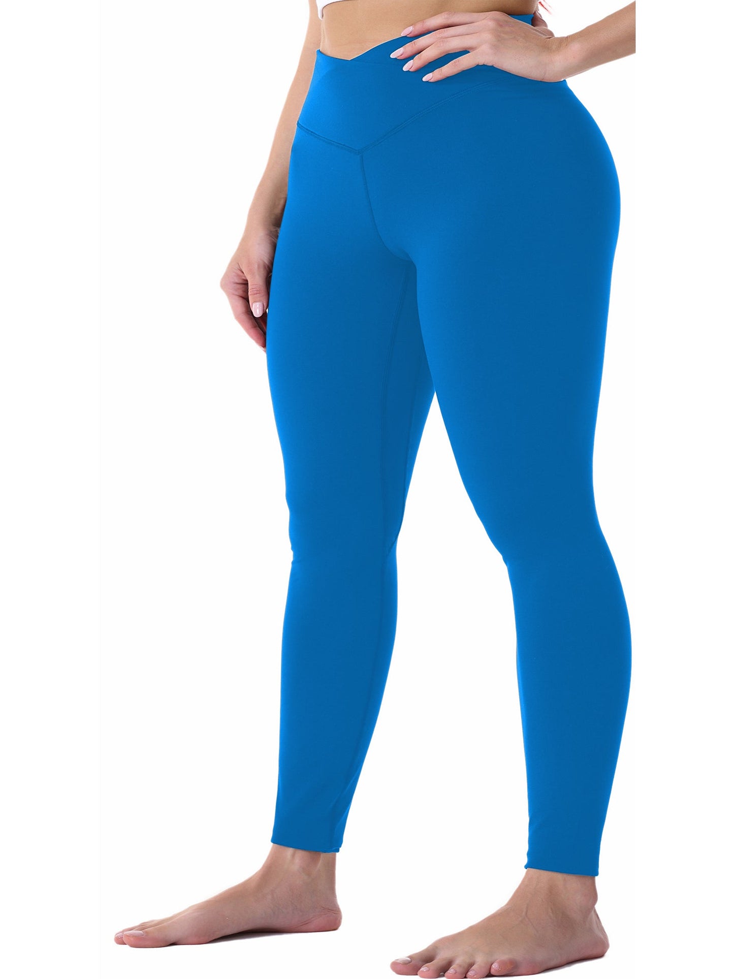 28" Workout Leggings - V Cross Waist
