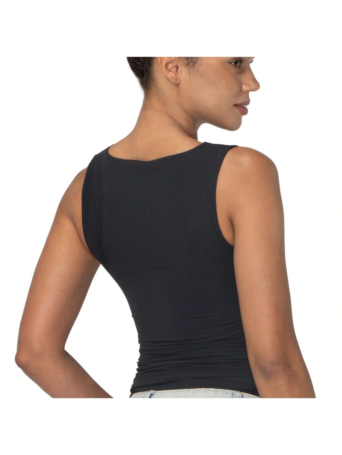 Women's Tank Tops High-Stretch Gym Top Breathable Workout Shirt Yoga Casual Sleeveless Shirt