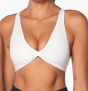 Women's Sports Bra Twist Front Adjustable Cross Back High Impact Workout Yoga Gym Activewear