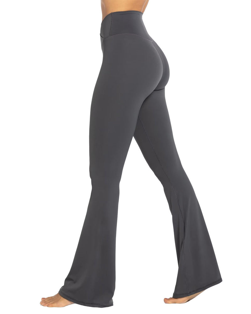 34'' Women's Cross Waist Flared Leggings