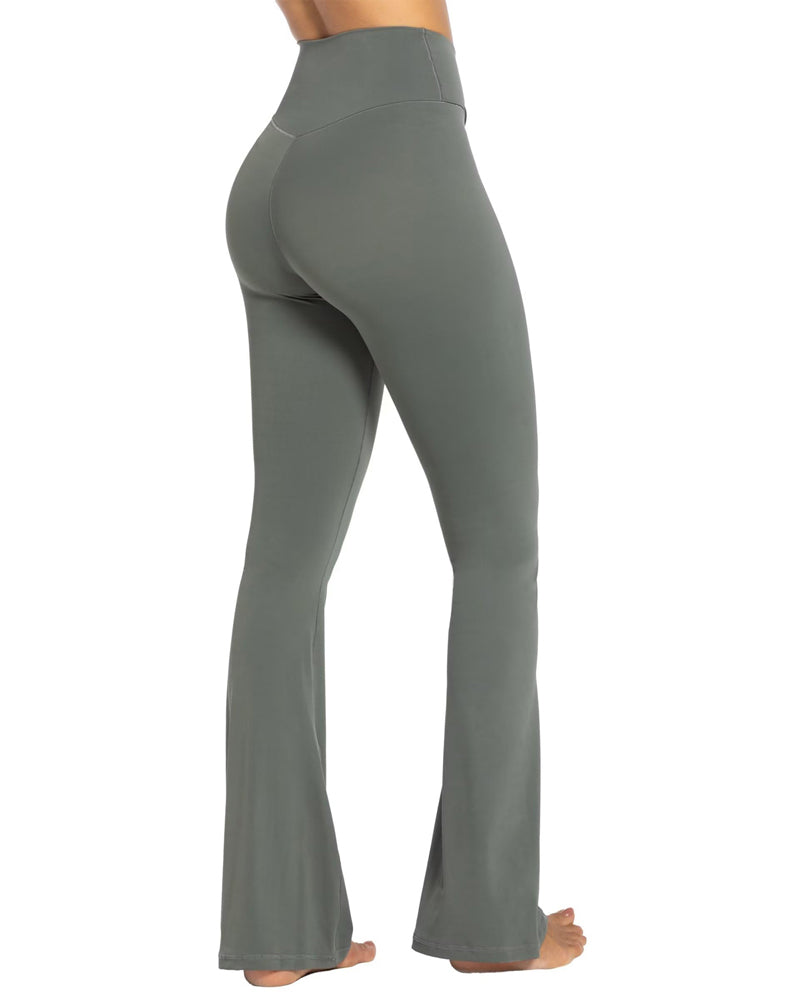 34'' Women's Cross Waist Flared Leggings