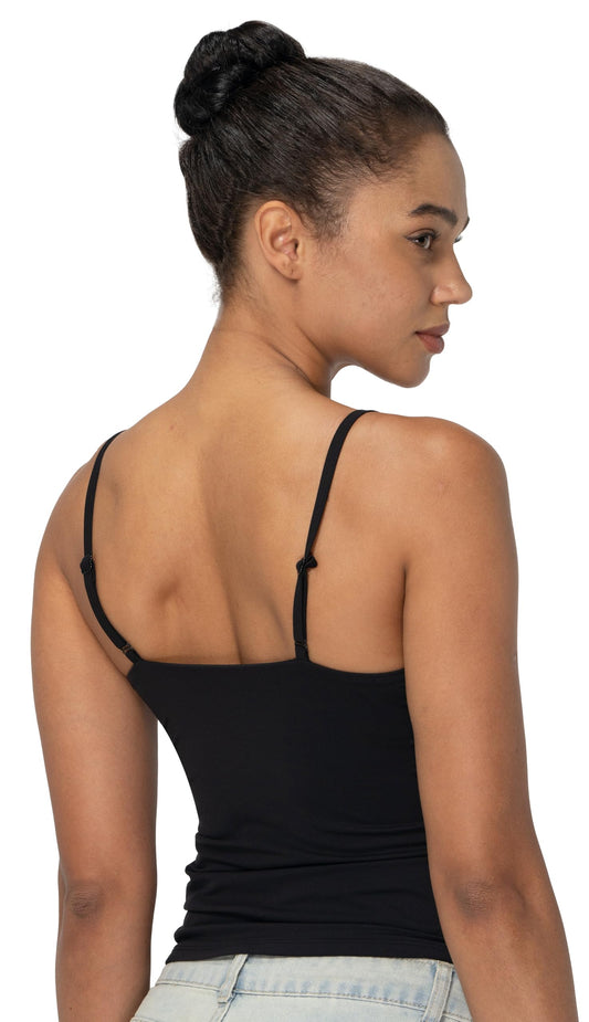 Women's V-Neck Slim Camisole High-Stretch Workout Tank Top Moisture-Wicking Breathable Yoga Casual Wear