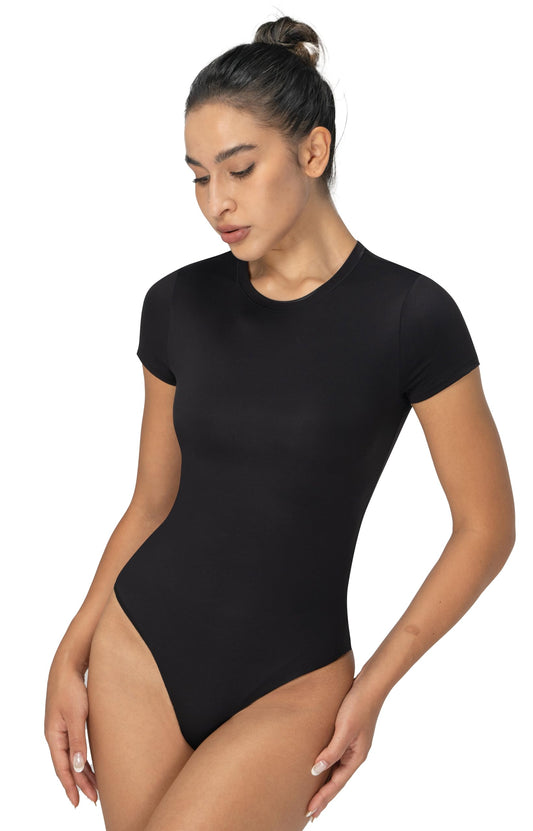 Women's Slim Fit T-Shirt Bodysuit Thong High Stretch Breathable BodysuitMoisture-Wicking Seamless Underwear Women's Shapewear