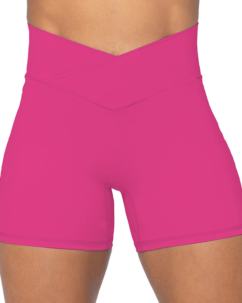 4” Crossover Biker Shorts for Women