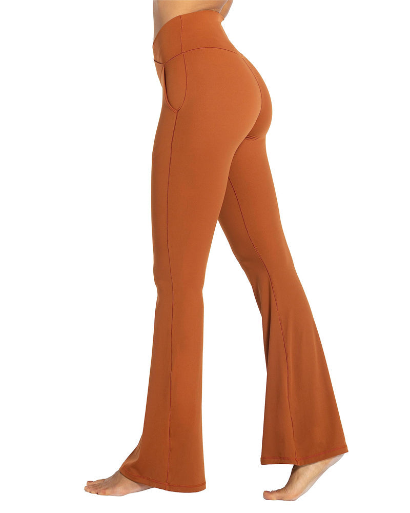 30'' Flare Leggings for Women with Pockets