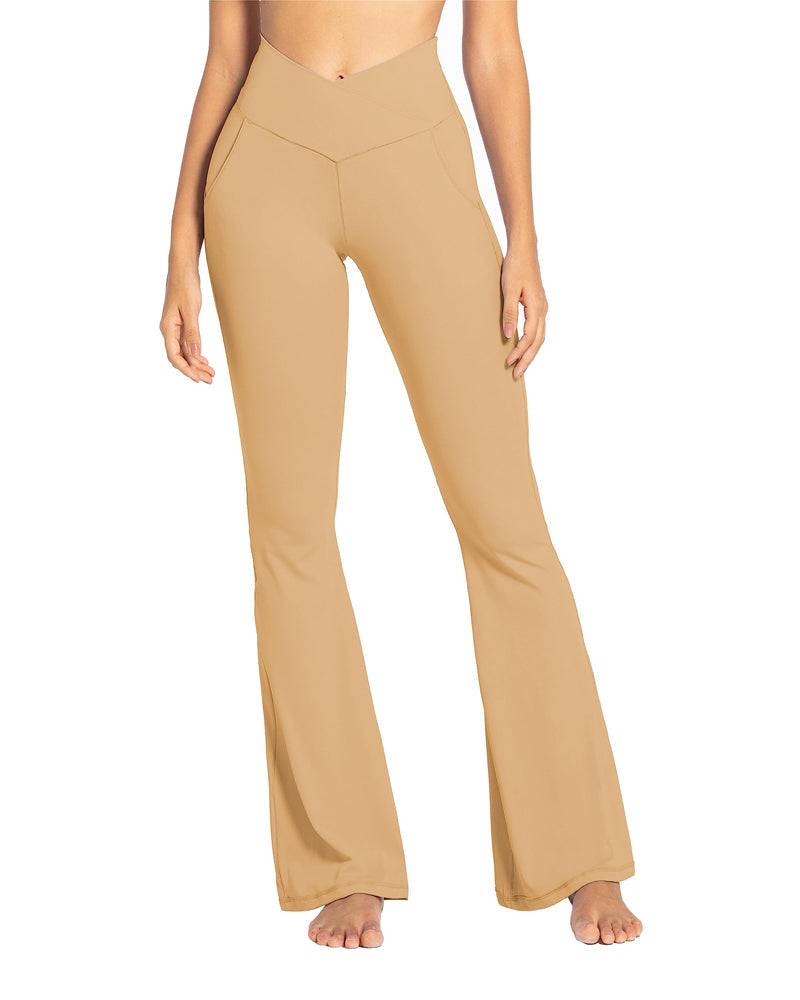30'' Flare Leggings for Women with Pockets